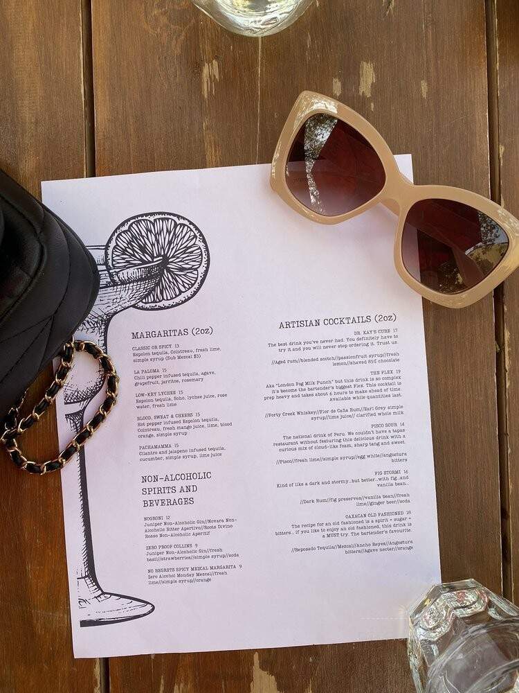 Historia Cantina - Schomberg, ON menu_pic