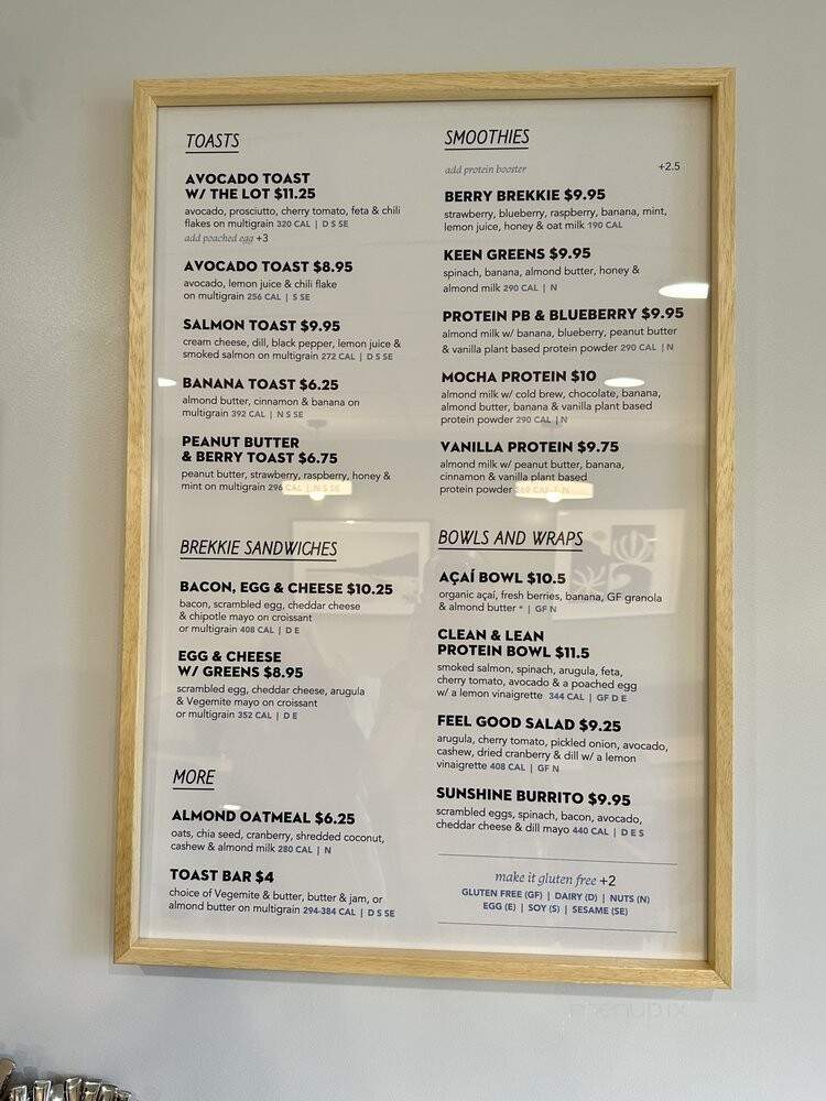 Bluestone Lane - San Clemente, CA menu_pic
