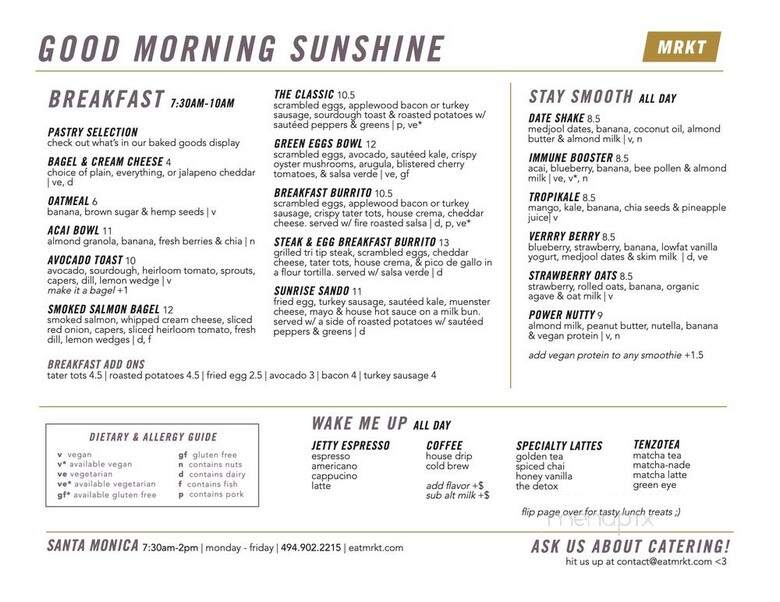 MRKT - Santa Monica, CA menu_pic