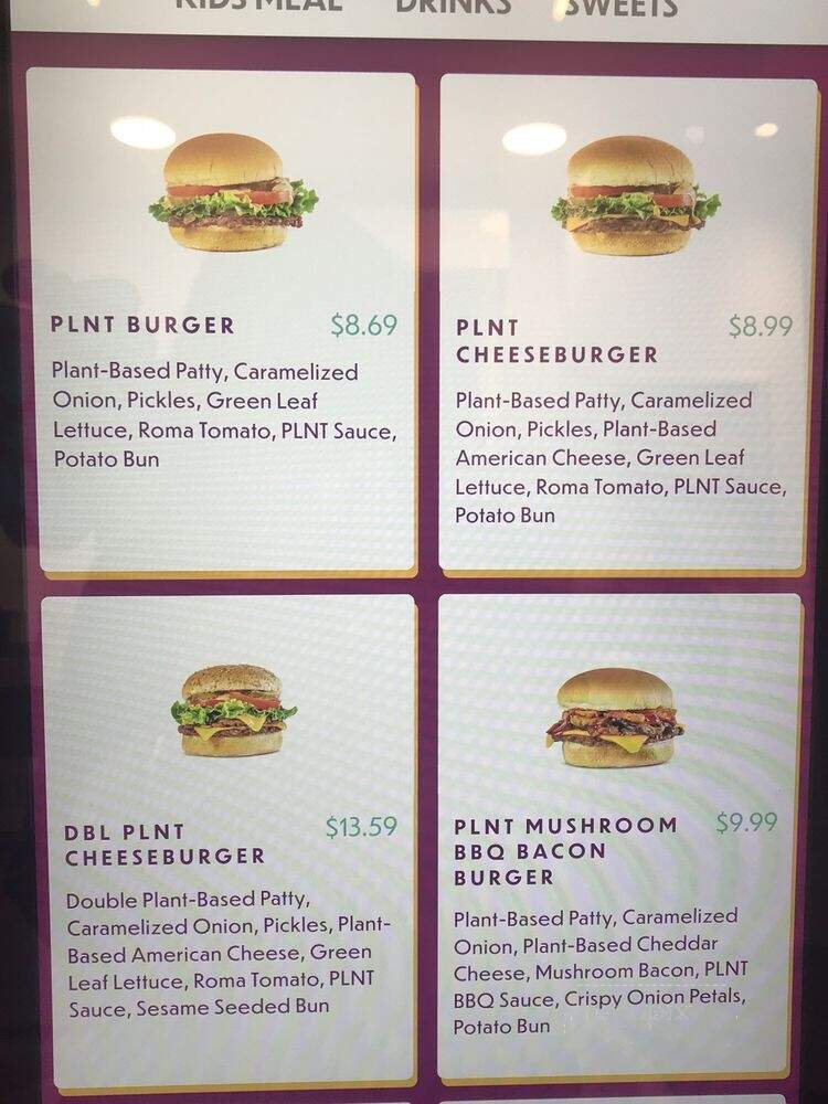 Plnt Burger - New York, NY menu_pic