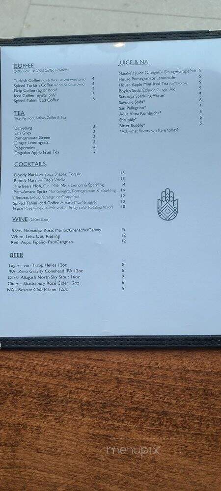 The Grey Jay - Burlington, VT menu_pic