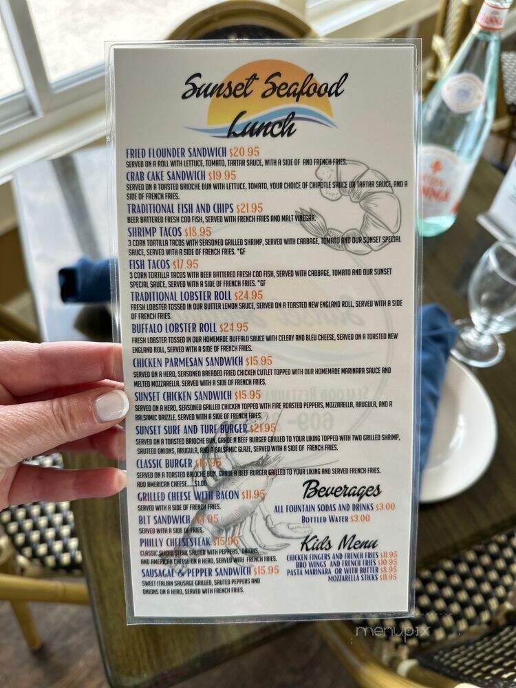 Sunset Seafood of Tuckerton - Tuckerton, NJ menu_pic