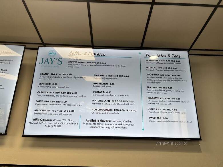 Jay's Coffee & Cuisine - Millington, TN
