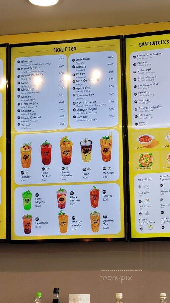 Tealux Cafe - Ballwin, MO menu_pic