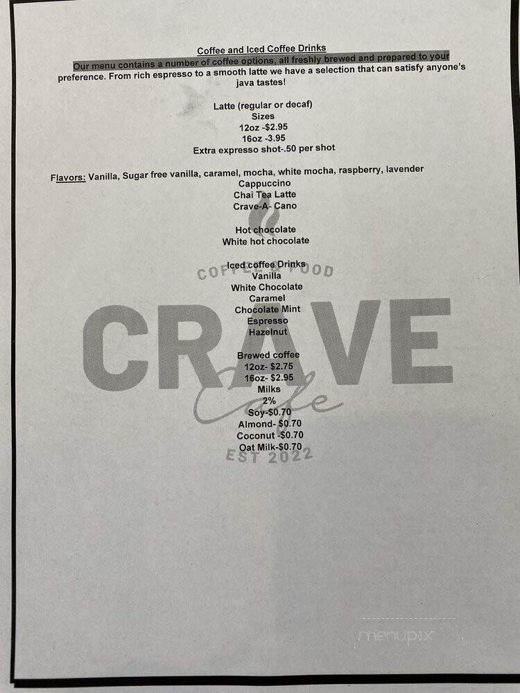 Crave Cafe - Silver Spring, MD