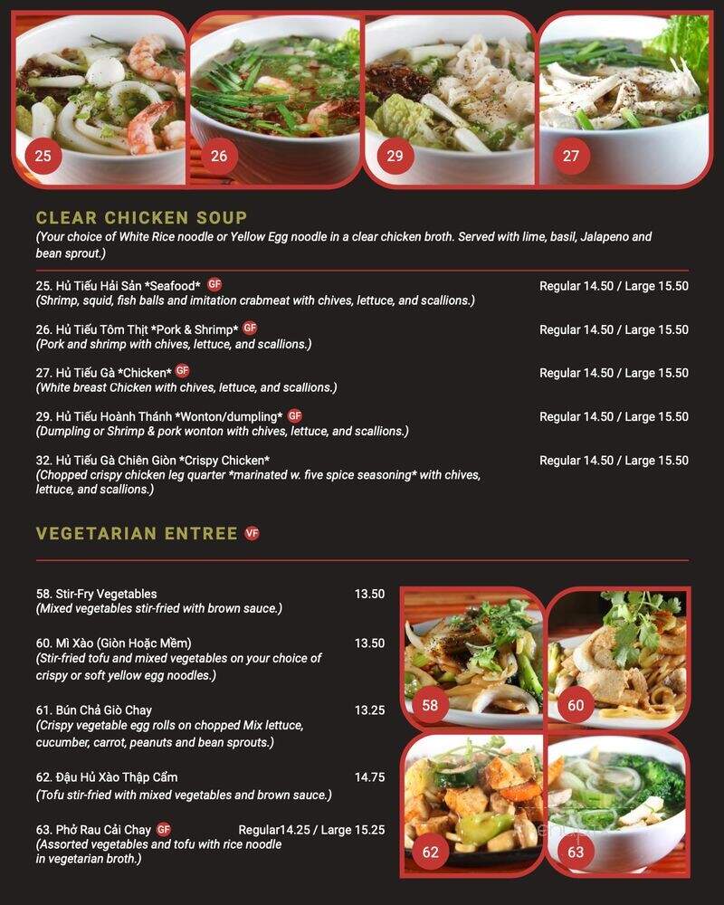 Pho House - Cedar Rapids, IA menu_pic