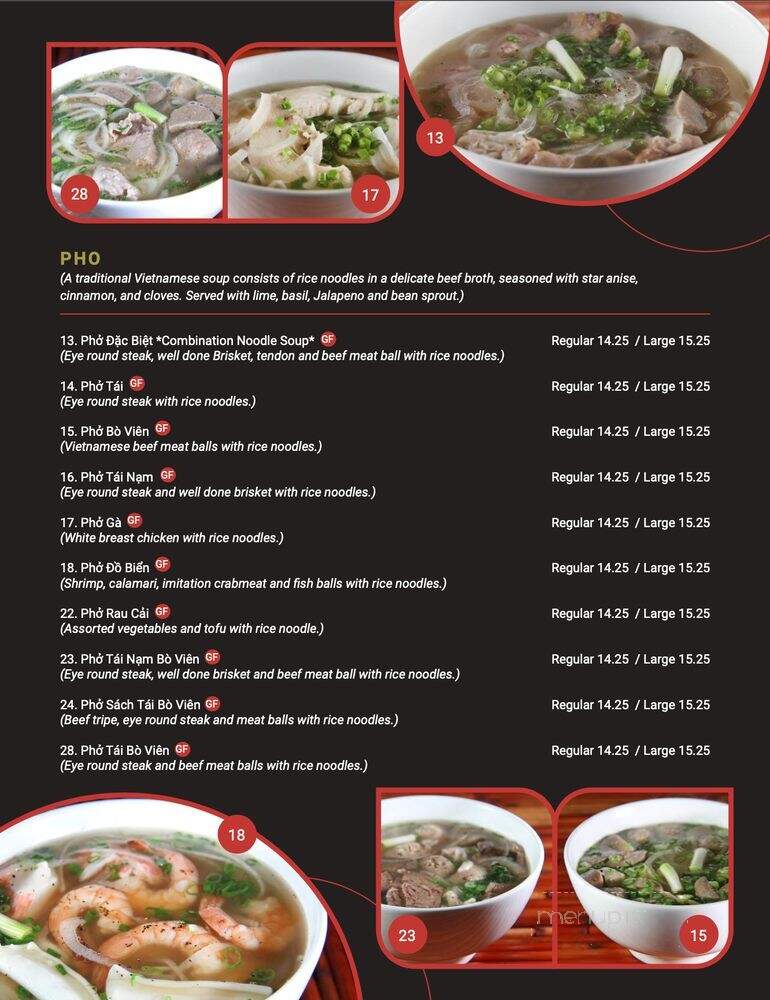 Pho House - Cedar Rapids, IA menu_pic