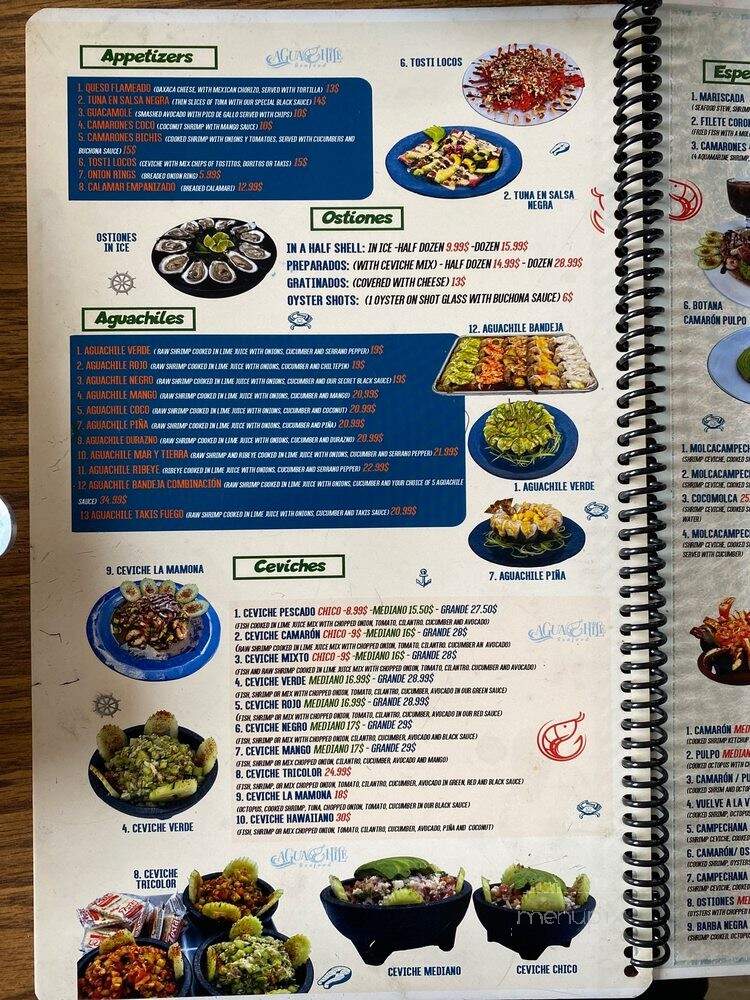 Aguachiles - San Antonio, TX menu_pic