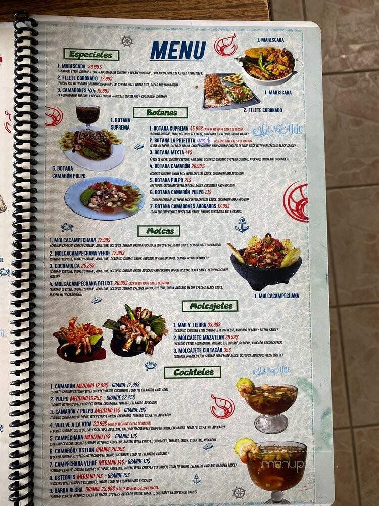 Aguachiles - San Antonio, TX menu_pic