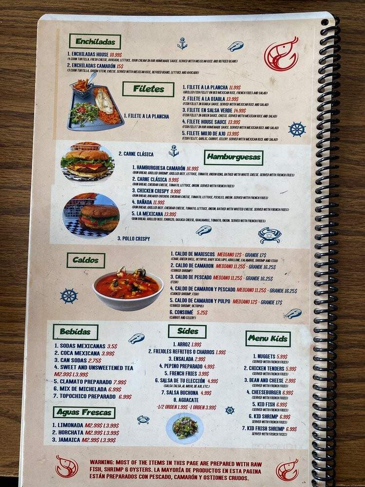 Aguachiles - San Antonio, TX menu_pic