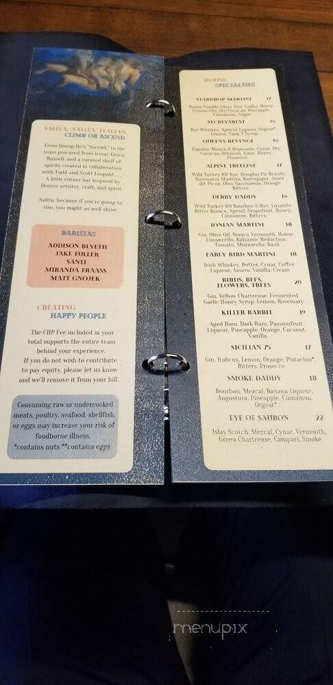 Salita - Denver, CO menu_pic