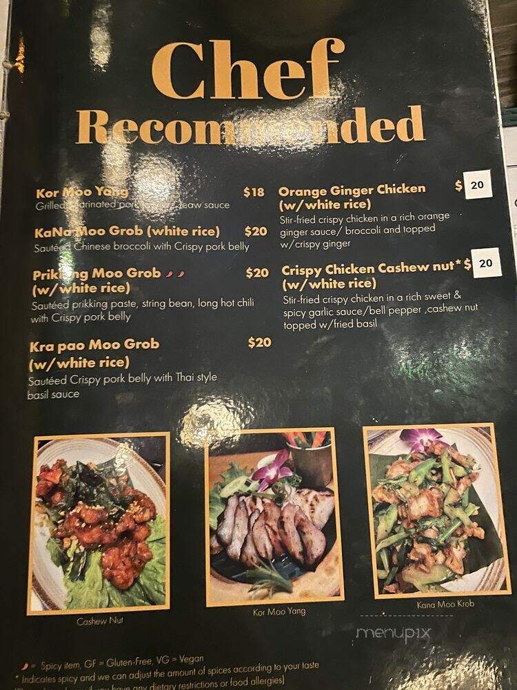 Chiangmai Diner - Brooklyn, NY menu_pic