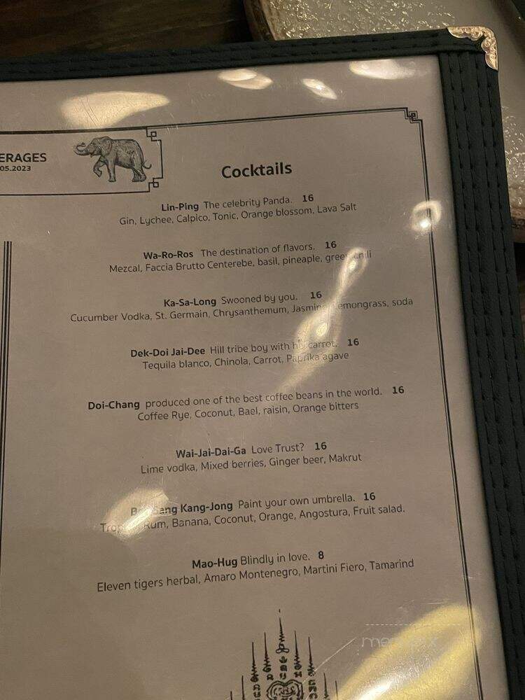 Chiangmai Diner - Brooklyn, NY menu_pic