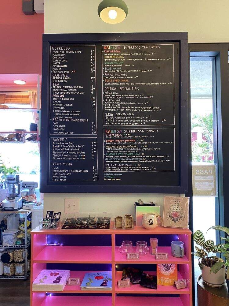 PeleKai Coffee - Honolulu, HI menu_pic