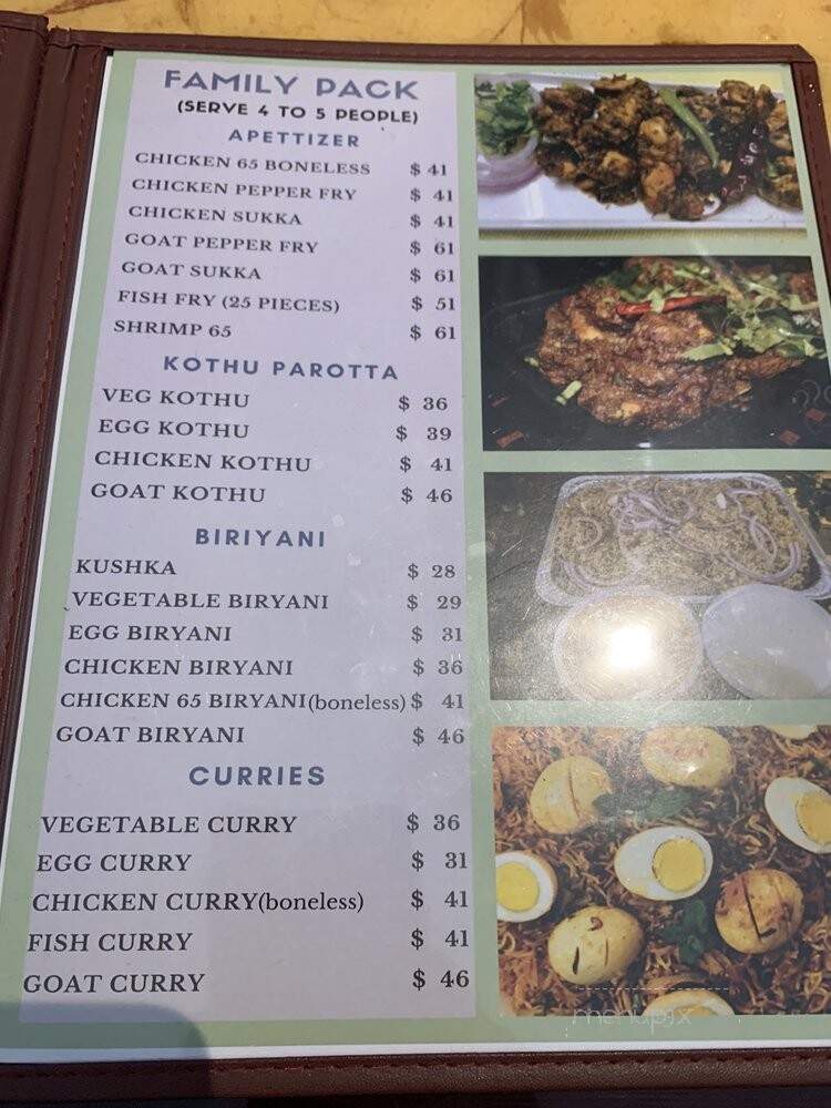 Ammas Kitchen New - Edison, NJ menu_pic