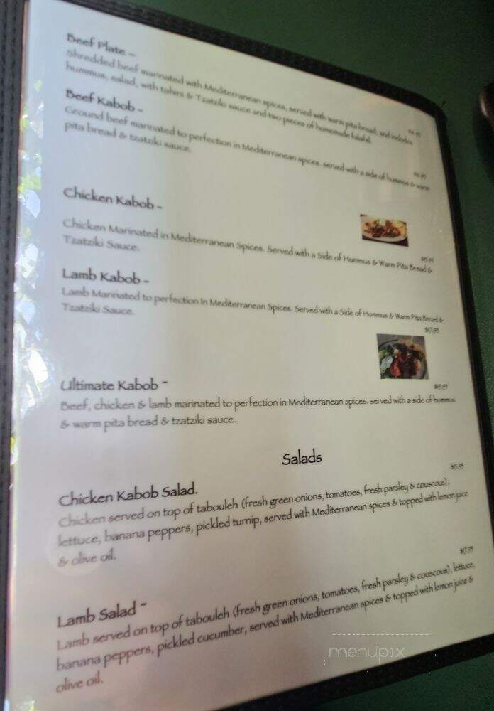 Sam's Gyros & Kabobs - Woodland Park, CO menu_pic