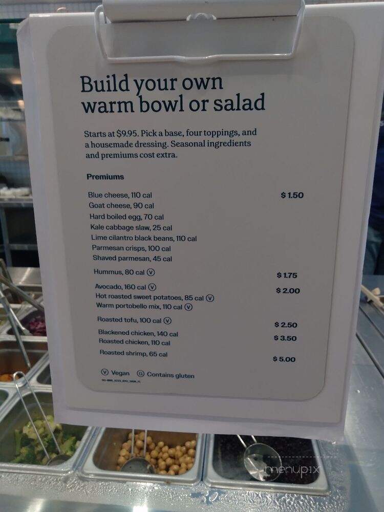 sweetgreen - Fort Lauderdale, FL menu_pic