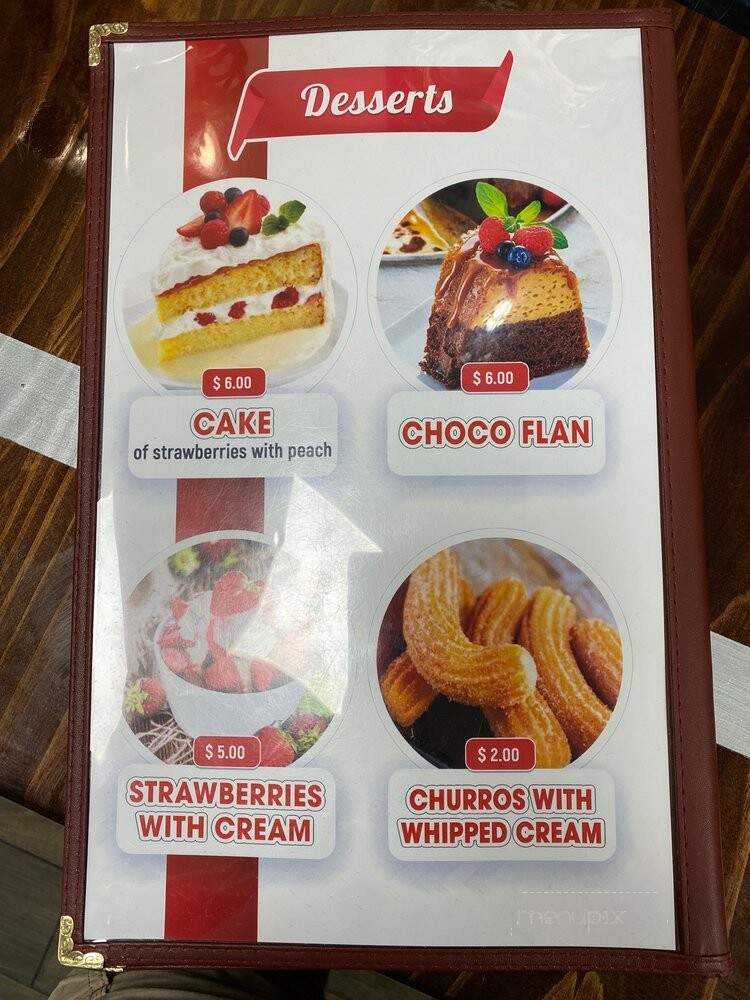 De Cantera Mexican Restaurant - Sykesville, MD menu_pic