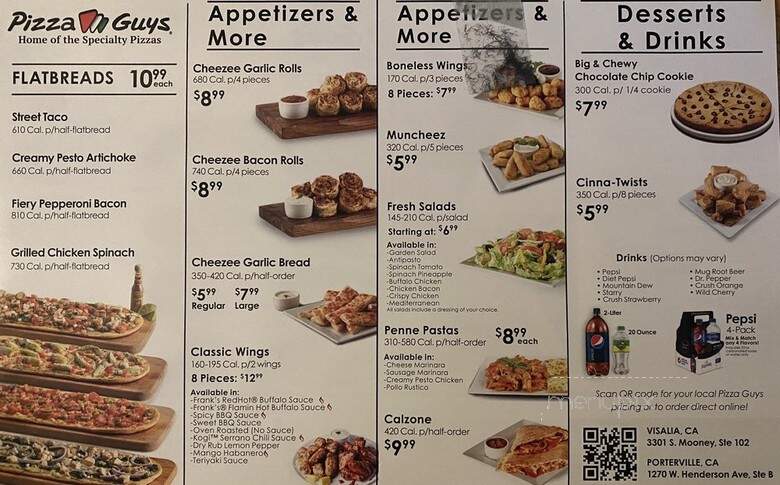 Pizza Guys - Visalia, CA menu_pic