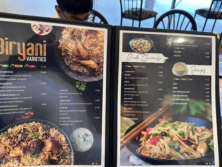 Chennai Express - Plymouth, MI menu_pic