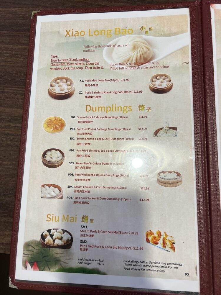 1st Dumpling & Noodle - Montclair, CA menu_pic