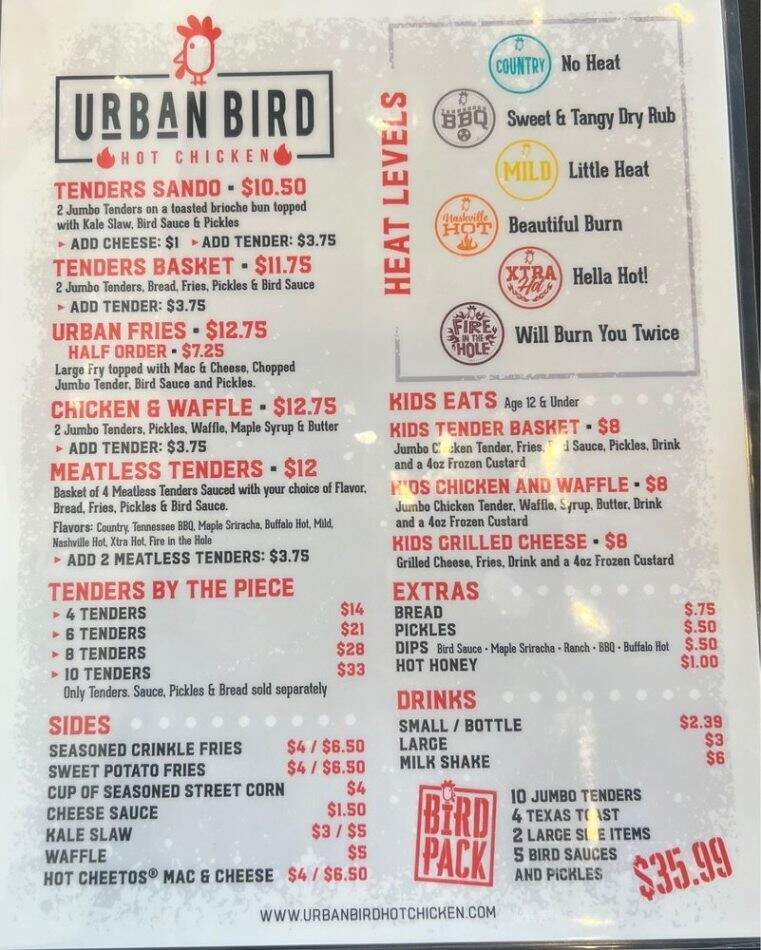Urban Bird Hot Chicken - College Station, TX