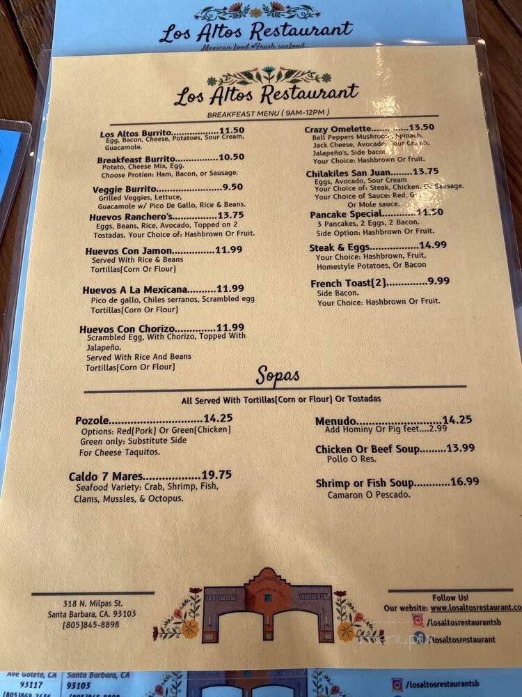 Los Altos Restaurant - Goleta, CA