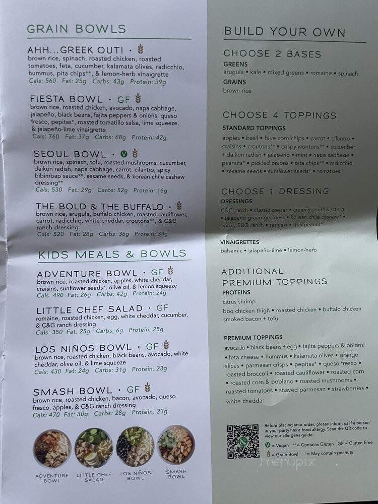 Crisp & Green - New York, NY menu_pic