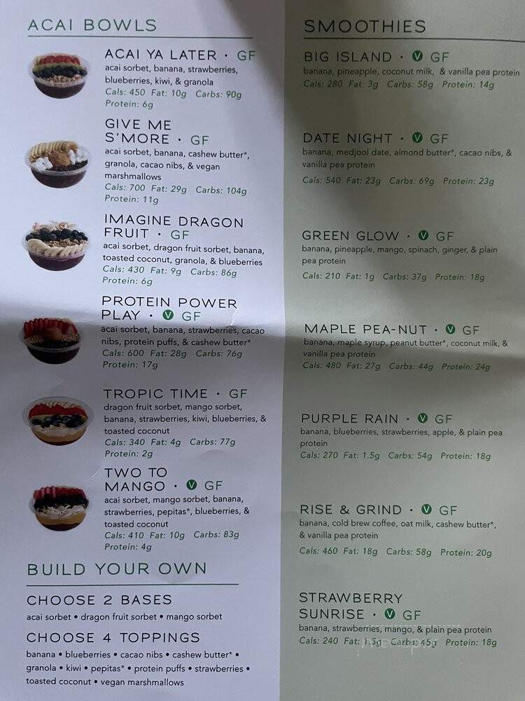 Crisp & Green - New York, NY menu_pic