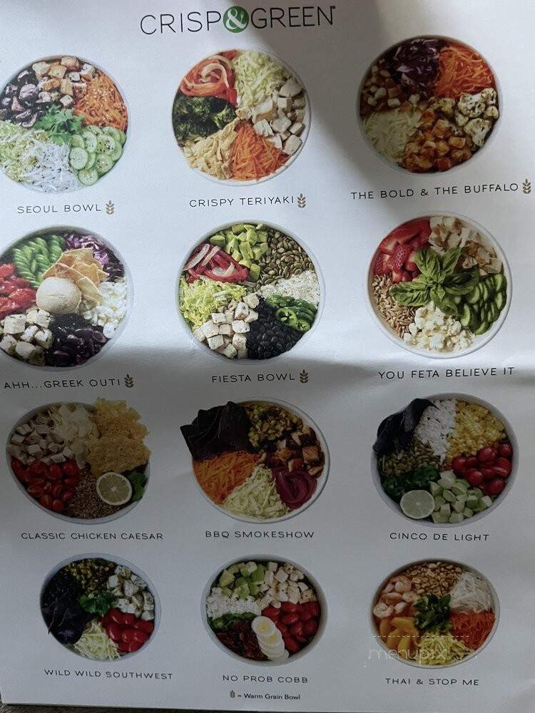 Crisp & Green - New York, NY menu_pic