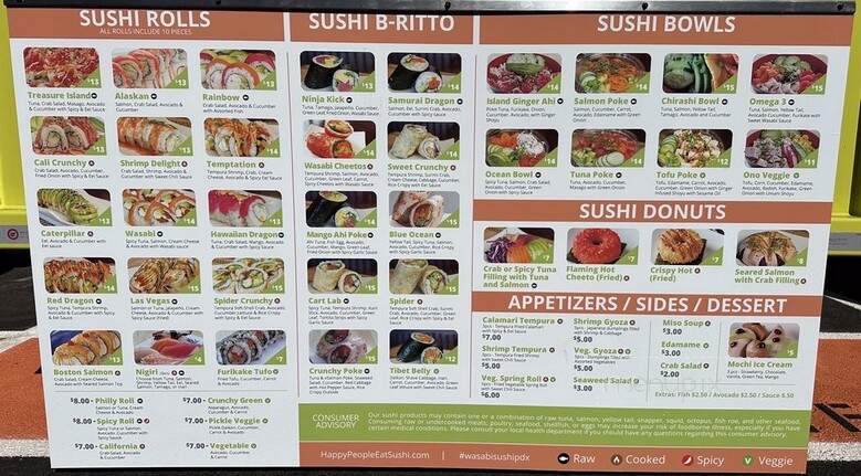 The Heist - Portland, OR menu_pic