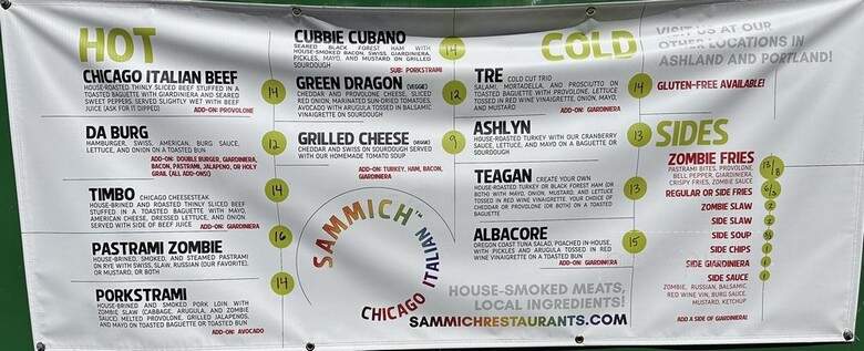 The Heist - Portland, OR menu_pic