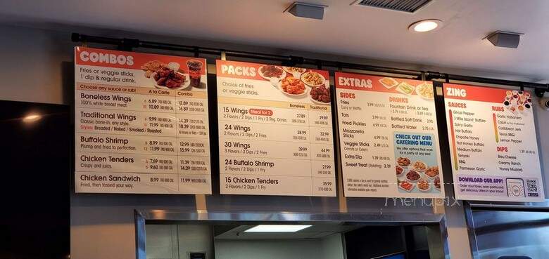 Hoots Wings by Hooters - Pasadena, CA menu_pic