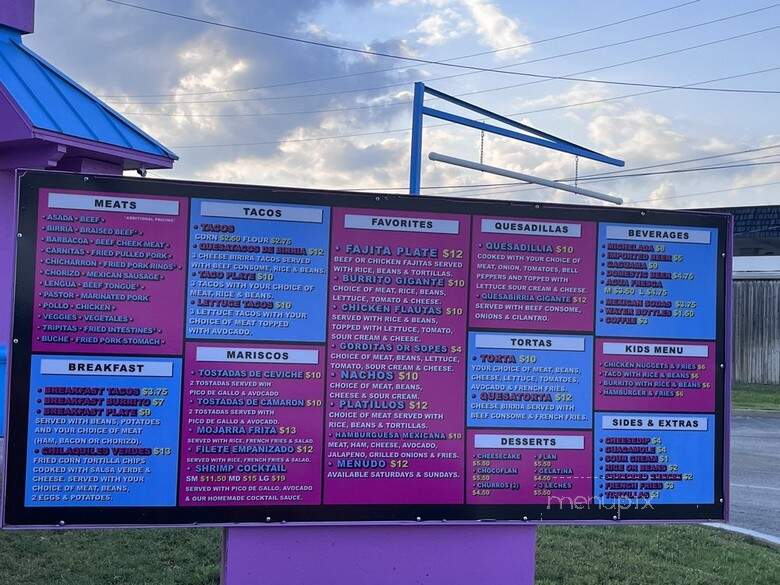 Tacos El 24 - Arlington, TX menu_pic