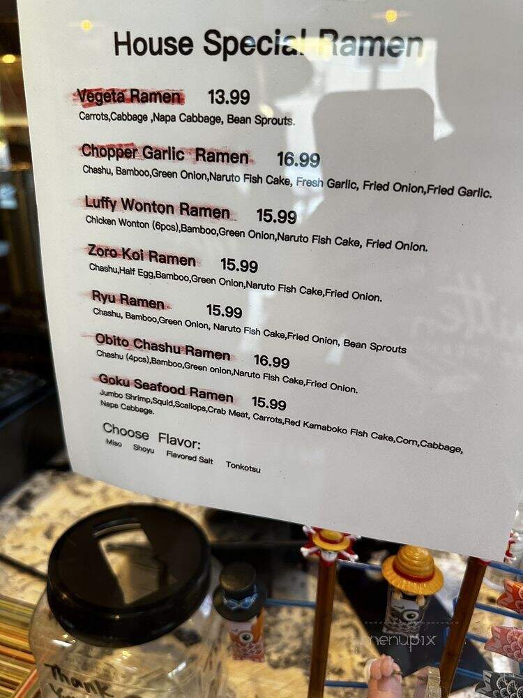 Mennoya Noodle House - Hawthorne, CA menu_pic