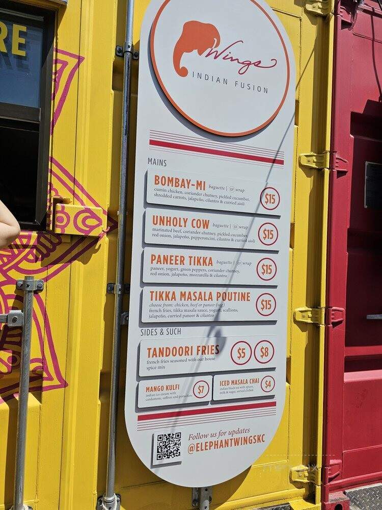 Elephant Wings - North Kansas City, MO menu_pic