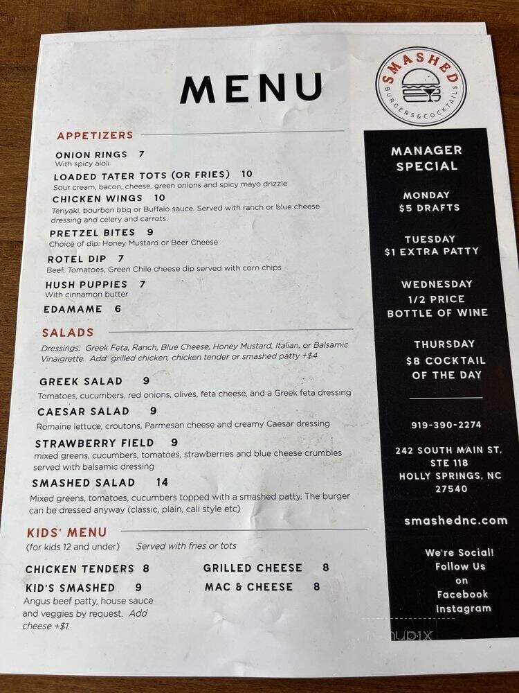 Smashed - Holly Springs, NC