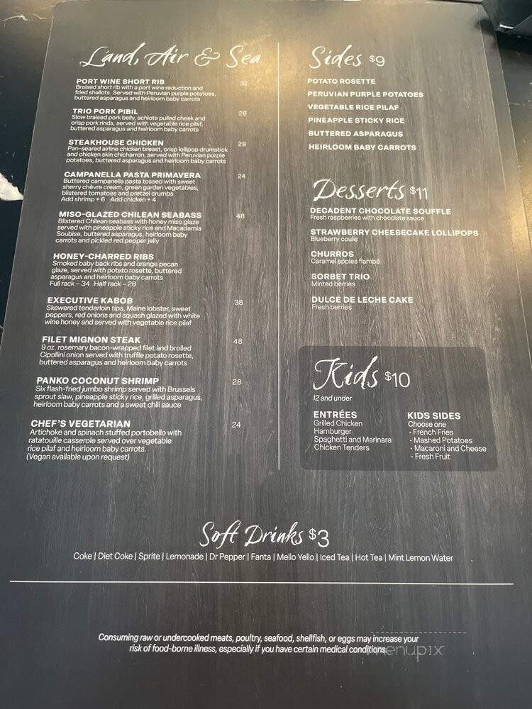 Le Conte Tapas & Grill - Gatlinburg, TN menu_pic
