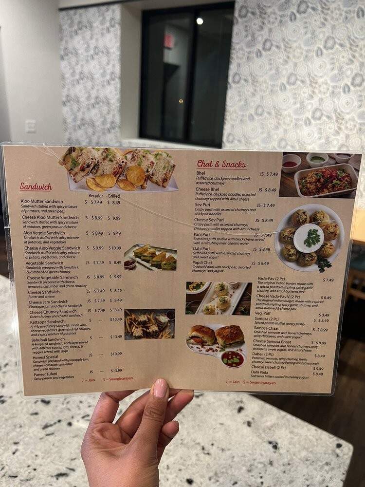 Honest Indian Restaurant - Cleveland, OH menu_pic