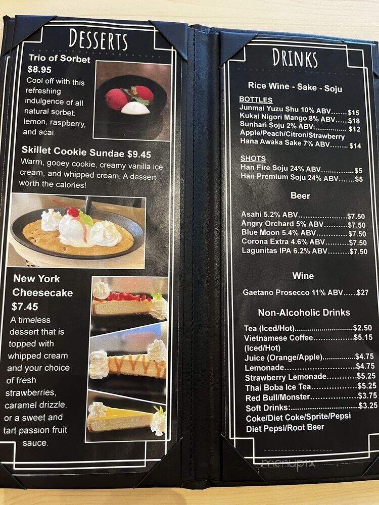VPho - Campbell, CA menu_pic