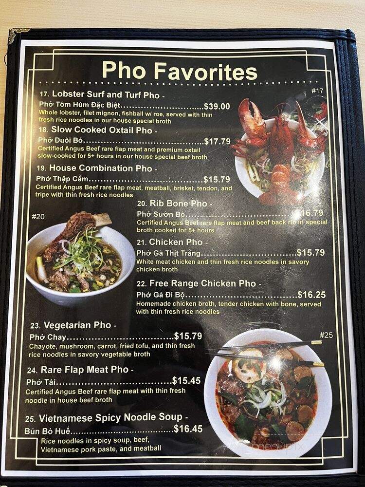 VPho - Campbell, CA menu_pic
