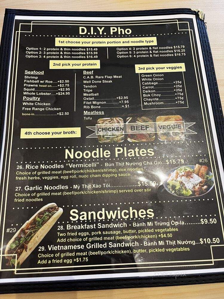 VPho - Campbell, CA menu_pic