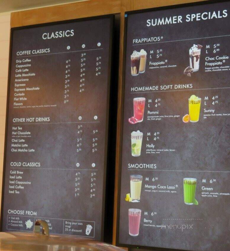 Coffee Fellows - Bellaire, TX menu_pic