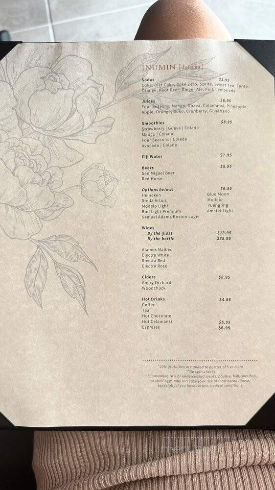 Lasang Pinoy - Annapolis, MD menu_pic