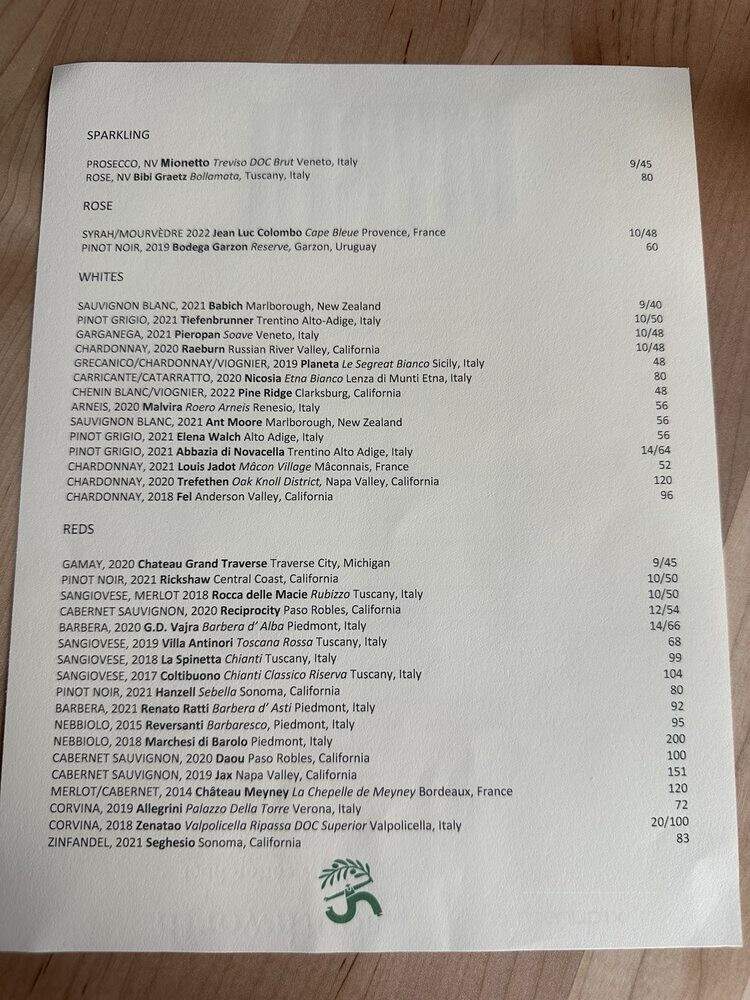 Myrth - Ada, MI menu_pic