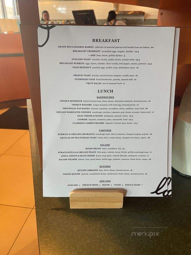 Oh La La - Cafe, Bakery, Kitchen - Pasadena, CA menu_pic