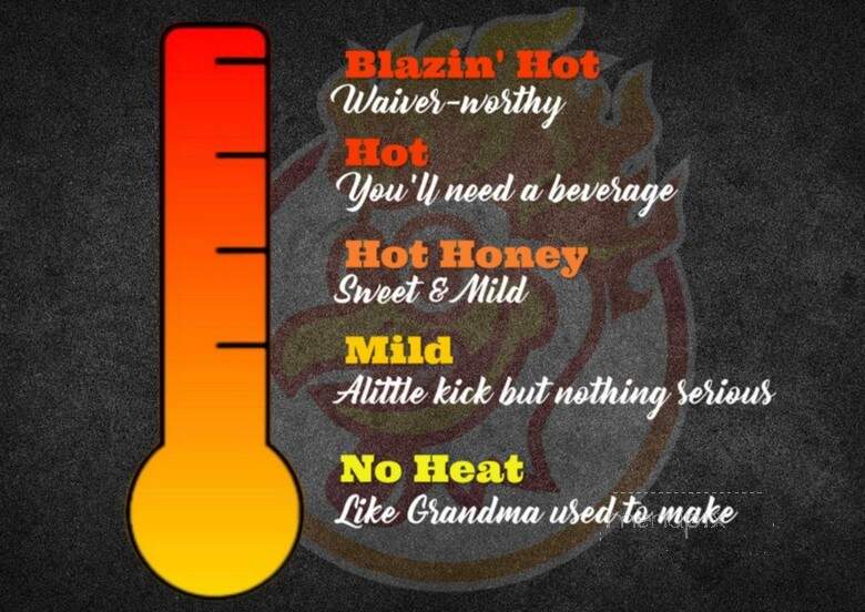 Blazin' J's - West Chester, PA menu_pic