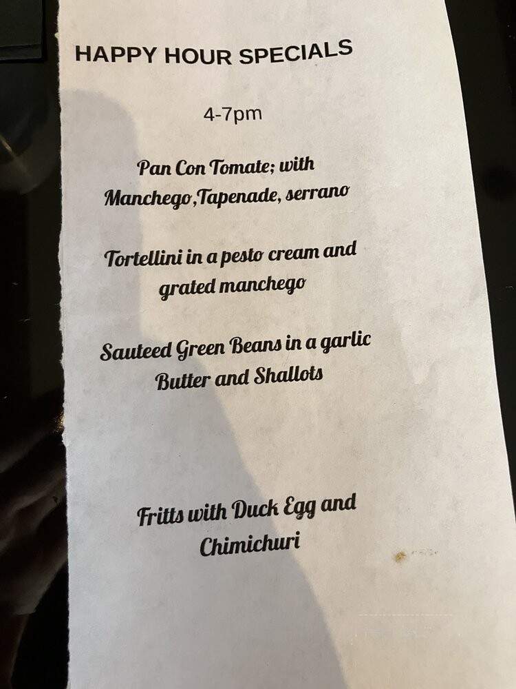 OctoBar - Baltimore, MD menu_pic