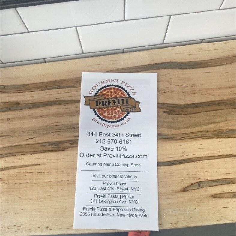 Previti Pizza 34th - New York, NY