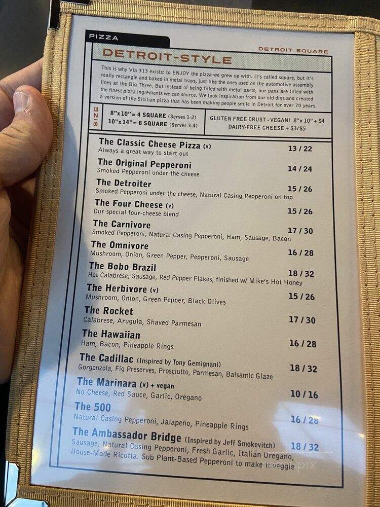 Via 313 Pizza - Murray, UT menu_pic